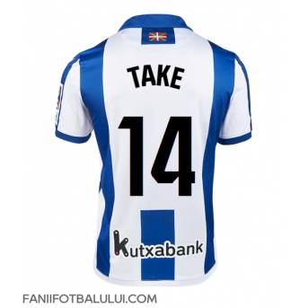 Real Sociedad Takefusa Kubo #14 Tricou Fotbal Replică 2024-25 Barbati Acasa